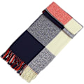 Miniatyrbild 4 av 5: Vinterhalsduk Kvinna Rutiga Lång Varm Halsduk Stor Mjuk Sjal Scarves Tofsar Elegant Wrap Sjal Stoles Halsduk(195*65cm)