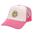 Pikkukuva 2 / 5: Baseball-lippis Smiley, keltainen unisex-kimalteleva hymiöpainatus kirjailtu hattu
