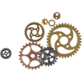 Pikkukuva 3 / 5: 100g Steampunk Metal Gears Steampunk Cogs -riipus korujen valmistukseen