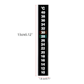 Miniatyrbillede 2 af 5: Akvarietermometer Klistermærker til Glasbeholder Vandtemperatur Test 10 og 40 Grader Celsius