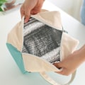 Miniatyrbillede 5 af 5: Isoleret frokostposer - Funktionel rem God kvalitet Lynlås Praktisk lomme Fashion print Frokostboksbeholdere til voksne kvinder Kontorarbejde