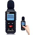 Miniatyrbillede 1 af 5: Decibel Tester Lydniveau Måler 30dB til 130dB Lydmåler med Baggrundsbelyst LCD-Display til Hjemmet, Støjende Naboer, Fabrik