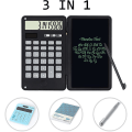 Miniatyrbillede 3 af 5: Skrivebordslommeregner med sletbar LCD-skrivetablet, 12-cifret bas