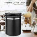 Miniatyrbilde 3 av 5: 1,5 L rustfritt stål oppbevaringsboks for kaffe, te, kakao
