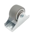 Miniatyrbild 4 av 4: Platthjul Universal Swivel Hjul Fast Platta Montering 1'' Mini