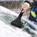 Miniatyrbilde 3 av 5: Snøbørste, 2 i 1 isskrape snøbørste snøkost