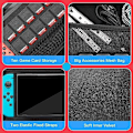 Pikkukuva 3 / 5: Nintendo Switch -pelilaukku, Yocuby Switch -kotelo, kannettava matkakotelo, yhteensopiva Switch -konsolin ja lisävarusteiden kanssa