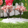 Miniatyrbilde 5 av 5: 5 stk kunstig Sakura-tre Livaktig kirsebærblomsttre Ornament