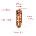 Miniatyrbild 3 av 3: 2.4mm Hylskropp Passar Tig Svetshandtag Sr DB PTA WP 17 18 26 10-pack