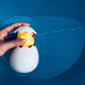 Miniatyrbillede 2 af 4: Spraybare badelegetøj multifunktionelt æg vandsprinkler badeværelse