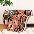 Miniatyrbild 1 av 3: Southwest filt kast dubbelsidig Aztec Southwest kast multifunktionellt överdrag för soffa stol soffa säng utomhus strand resa 90*150cm