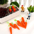 Miniatyrbillede 4 af 5: 30 stk. Mini Gulerødder til Kunstige Gulerødder Ornament Falske Modeller Små 7.5*1.5cm
