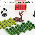 Miniatyrbillede 3 af 5: 2 stk. 64 Tuft Statisk Græs Kunstigt Græs Model Turf Moderne Skov til DIY Jernbane Tog Landskabsscene Kunstigt Græs Model