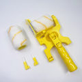 Miniatyrbilde 1 av 5: Clean Cut Paint Edger Roller Brush, Multifunksjonell Avtakbar Rengjøringsbørste Sikre Verktøy for Vegg Tak 1 Sett Langt Håndtak