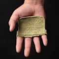 Miniatyrbild 3 av 4: Läder Vikter Träning Handskar Handflata Skydd Kvinnor Män