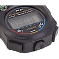 Miniatyrbild 5 av 5: 6-pack digitalt stoppur, vattentätt, stöttåligt, precisionselektronisk timer med kompass för löpning, simning och andra sporter, svart (utan visselpipa)