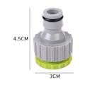 Miniatyrbillede 3 af 5: 2-i-1 Vandhaneforbindelse - 4-pak, 1/2” og 3/4” Havehaneforbindelse Vandhaneforbindelse, Slangeforbindelsessæt til Havevanding
