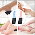 Miniatyrbillede 4 af 5: Pedicure Fodfil Dobbeltsidet Fodfil Buet Fodrasp Fod Pedicure Værktøj Til Fjernelse Af Død Hud Blå, Pink 2stk