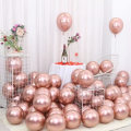 Miniatyrbillede 3 af 5: 143 stk. Rose Gold Ballonbue Guirlande Kit, Sort Pink og Rose Gold