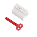 Miniatyrbilde 5 av 5: Pakke med 3 tannkremdispensere, rullende tubedispenser for tannkremholder