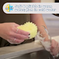 Pikkukuva 5 / 5: 3 kpl Smiley Magic Cleaner Smiley Imitation Loofah Sponge Wipe Honeycomb Sponge H