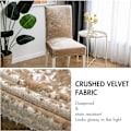 Pikkukuva 2 / 5: Ruokailutuolin päällinen, sisätuolin päällinen, samppanjanvärinen tuolin päällinen, 4 kappaleen istuin