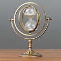 Miniatyrbild 2 av 5: Metall Timglas Timer Glas Timer Sand Glas En Timme Vintage Liv