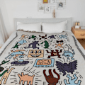 Miniatyrbillede 3 af 4: Vendbar Sofaovertræk Sæde Universal Skridsikker Blød Sofaovertræk Sofabetræk til Hunde Katte (130*180CM)