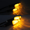 Miniatyrbild 5 av 5: 4 st/set Universal Motorcykel Led Blinkers Lång Kort Blinkers Blinkers Bärnsten Färg Tillbehör