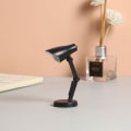 Miniatyrbillede 1 af 5: LED-skrivebordslampe, trådløs lampe, foldbar, sort