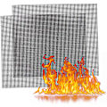 Miniatyrbilde 1 av 5: Grill Bakematte 2 stk 40 * 30 cm Perforert Bakematte Ovn Fiberglassark - Gjenbrukbar og Profesjonell (2 STK)