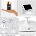 Miniatyrbilde 5 av 5: Bordlampe med USB-ladeport, 5 lysmoduser, 5 lysstyrker