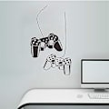Pikkukuva 3 / 5: Pelihuoneen sisustus, \"Dual Gamepad\" -poikien huoneen koristeet makuuhuoneeseen