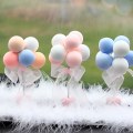 Miniatyrbillede 1 af 5: 3 stk. kærlighed macaron forår gynge ballon reklame a