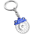 Miniatyrbilde 2 av 4: 4 stk. metallnøkkelring, kreativ bremseskivehjul caliper nøkkelring,
