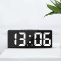 Miniatyrbild 4 av 4: Stor smart digital väggklocka APP-kontroll Tid/Datum/Ljudutlösare