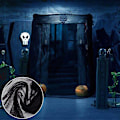 Pikkukuva 3 / 5: Juhlatarvikkeet ja -tarvikkeet Spooky Gauze Giant Decor Drape Oviaukko