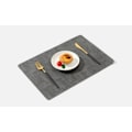 Pikkukuva 4 / 5: Pestävät muoviset tabletit: Kaksipuoliset pöytätabletit, 6 tabletin setti (tummanharmaa), lämmönkestävä ja liukumaton 43x30cm