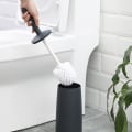 Miniatyrbillede 3 af 5: Toiletbørste Toiletsæt og Holder til Badeværelse - Sort