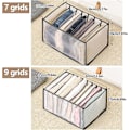 Miniatyrbillede 5 af 5: Tøjskuffe Organizer, Foldbar Mesh Opbevaringsboks, Garderobearrangør