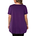 Pikkukuva 2 / 5: Naisten Plus Size Top Lyhythihainen Flowy Paita Casual Paita Tunika