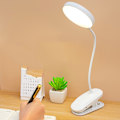 Miniatyrbilde 3 av 5: USB-oppladbar klipslampe LED-leselampe skrivebordslampe