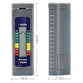 Miniatyrbilde 4 av 5: Digital Batteritester, Digital Batteritester med LCD-skjerm, Liten Enkel Batteritester for 1.5V (AA AAA Knapp) og 9V Batterier