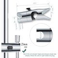 Miniatyrbillede 2 af 5: Bruseholder, Justerbar Bruseholder med 1 Krog, Universal, Håndbruser