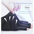 Miniatyrbild 3 av 5: Ljusskyddande nagelhandskar | Gelmanikyrhandskar och anti-UV fingerlösa handskar för kvinnor | Kan användas som solskyddshandskar för körning
