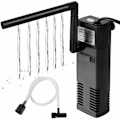 Miniatyrbillede 1 af 4: 4W 600L/T Vandgennemstrømning Akvariefilter Internt Filter til 60L Akvarium Filterpumpe Akvarium med Filtersvampe til Fisk