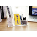 Miniatyrbillede 4 af 5: 3 sektioner akryl makeup organizer