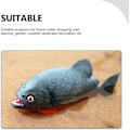 Miniatyrbilde 4 av 5: Kunstig Piranha-leketøy, vill fiskemodell, falsk fisk, simulert fisk