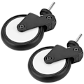 Miniatyrbillede 2 af 4: Reservedele til Barnevognshjul, Forhjul/Baghjul, 360 Graders Rotation, (Et Par Forhjul)