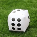 Miniatyrbilde 4 av 5: Gigantiske oppblåsbare terninger Oppblåsbar bassengleke, Bærbar oppblåsbar terning